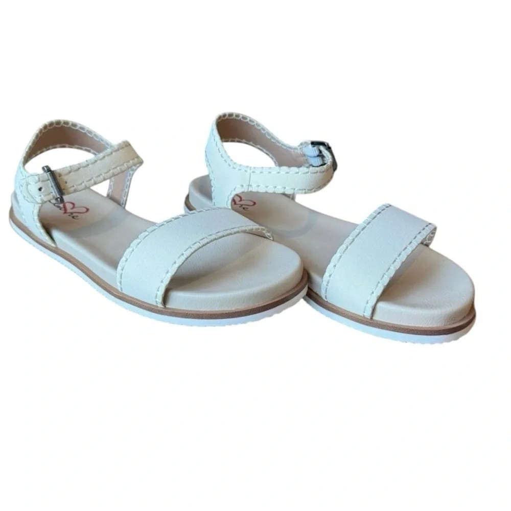 MIA Sofee Bon Bursue Cream Strappy Sandals Size 8 Women's NIB